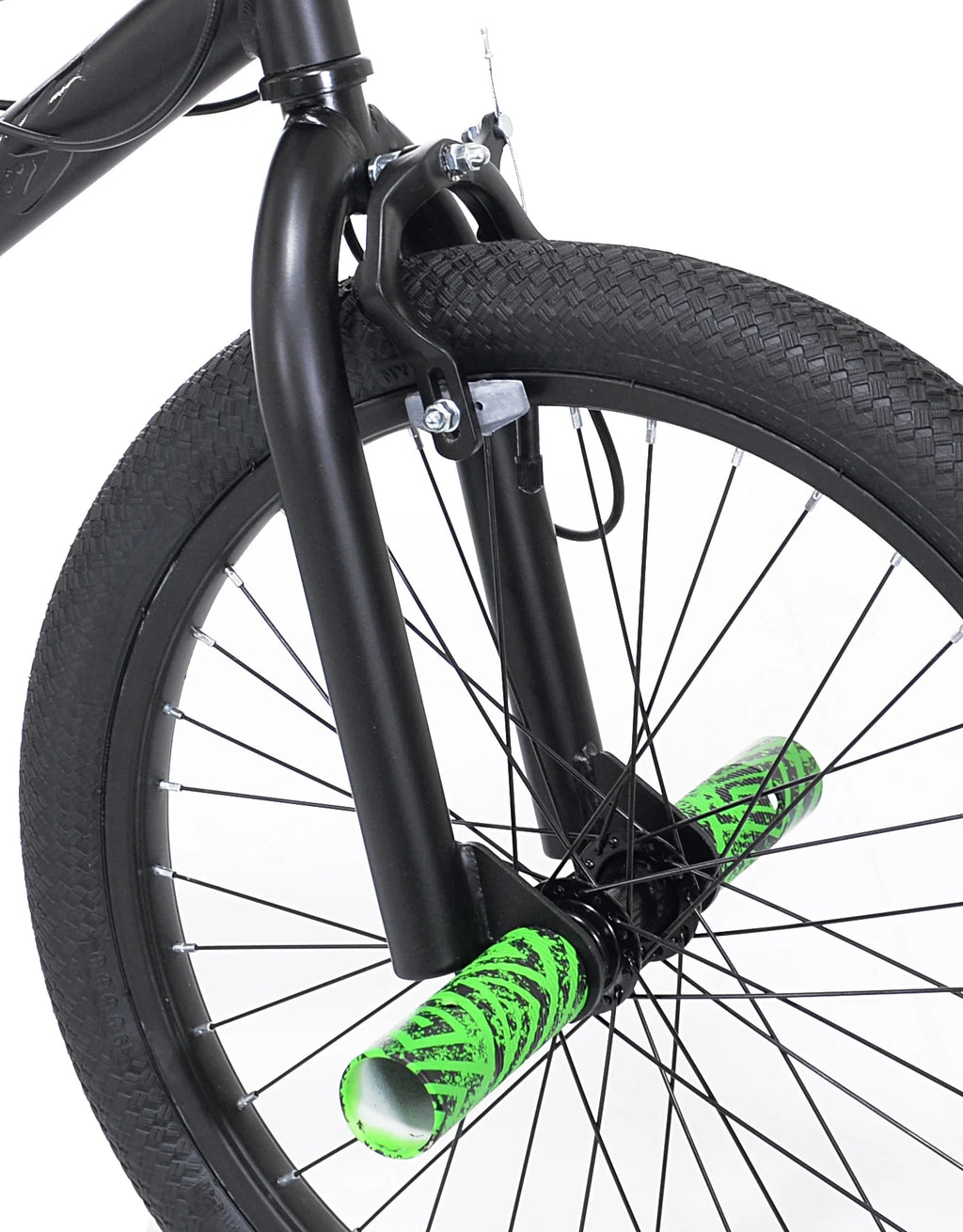 20 in. Boy's BMX Child Bicycle Matte Black Q76468
