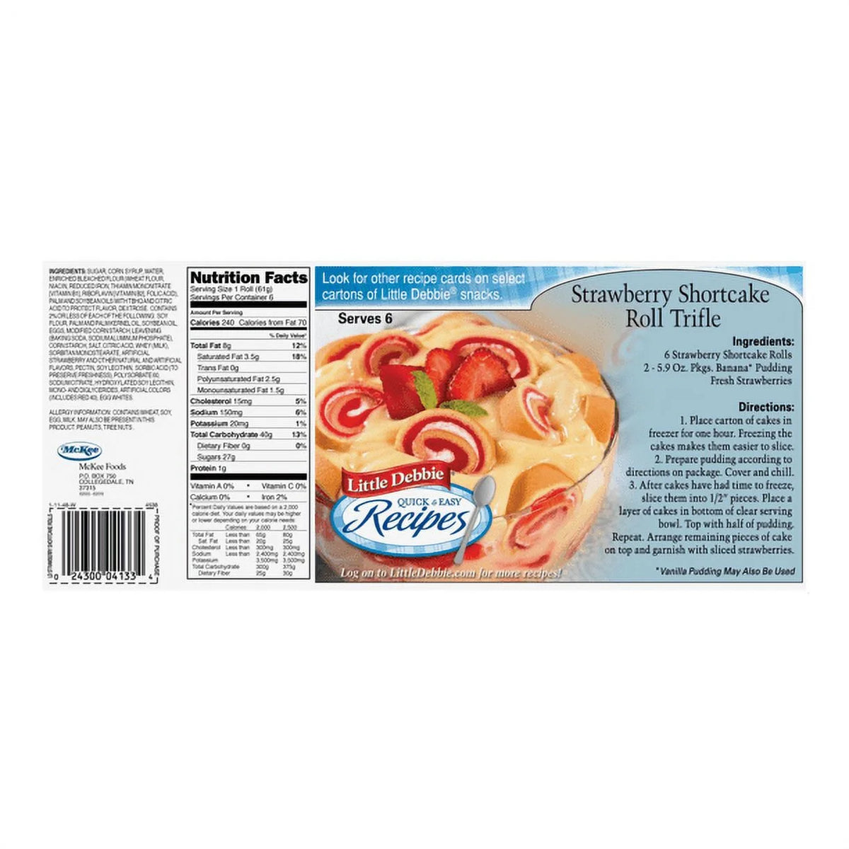 Strawberry Shortcake Rolls L463967