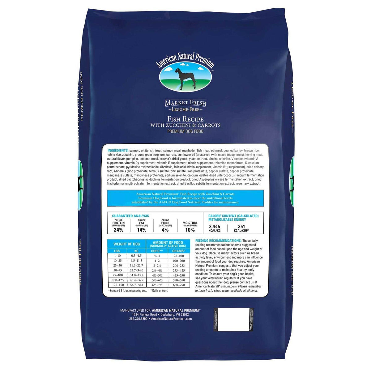 Market Fresh Fish Recipe Dry Dog Food R4855