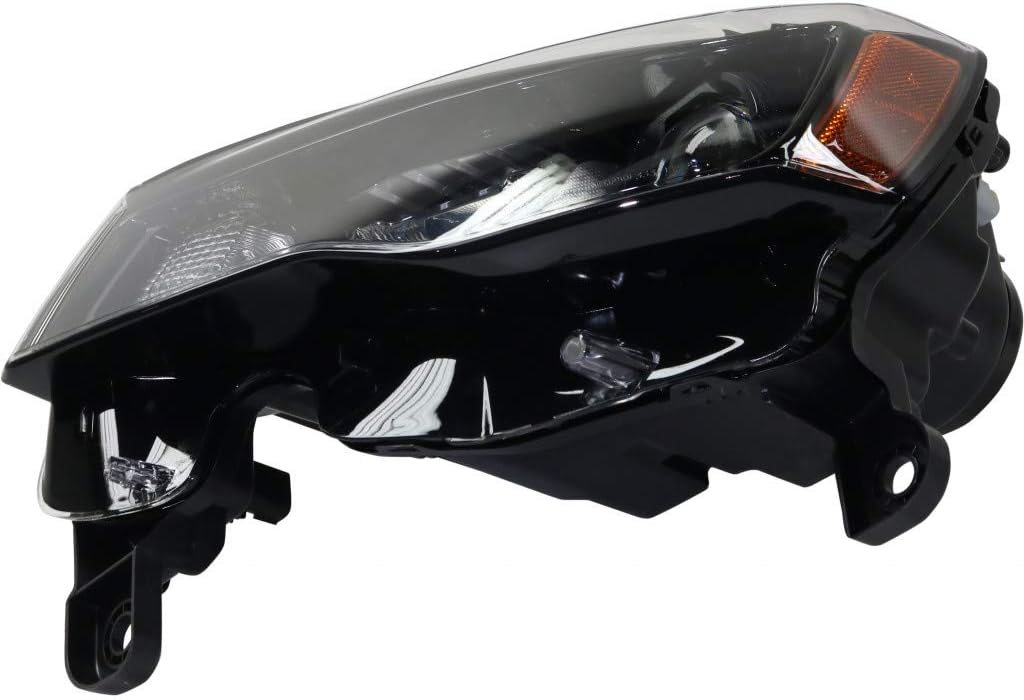 Headlight Assembly for Jeep Grand Cherokee 2017 2018 2019 Driver and Passenger Side Pair Halogen Black Trim I623897