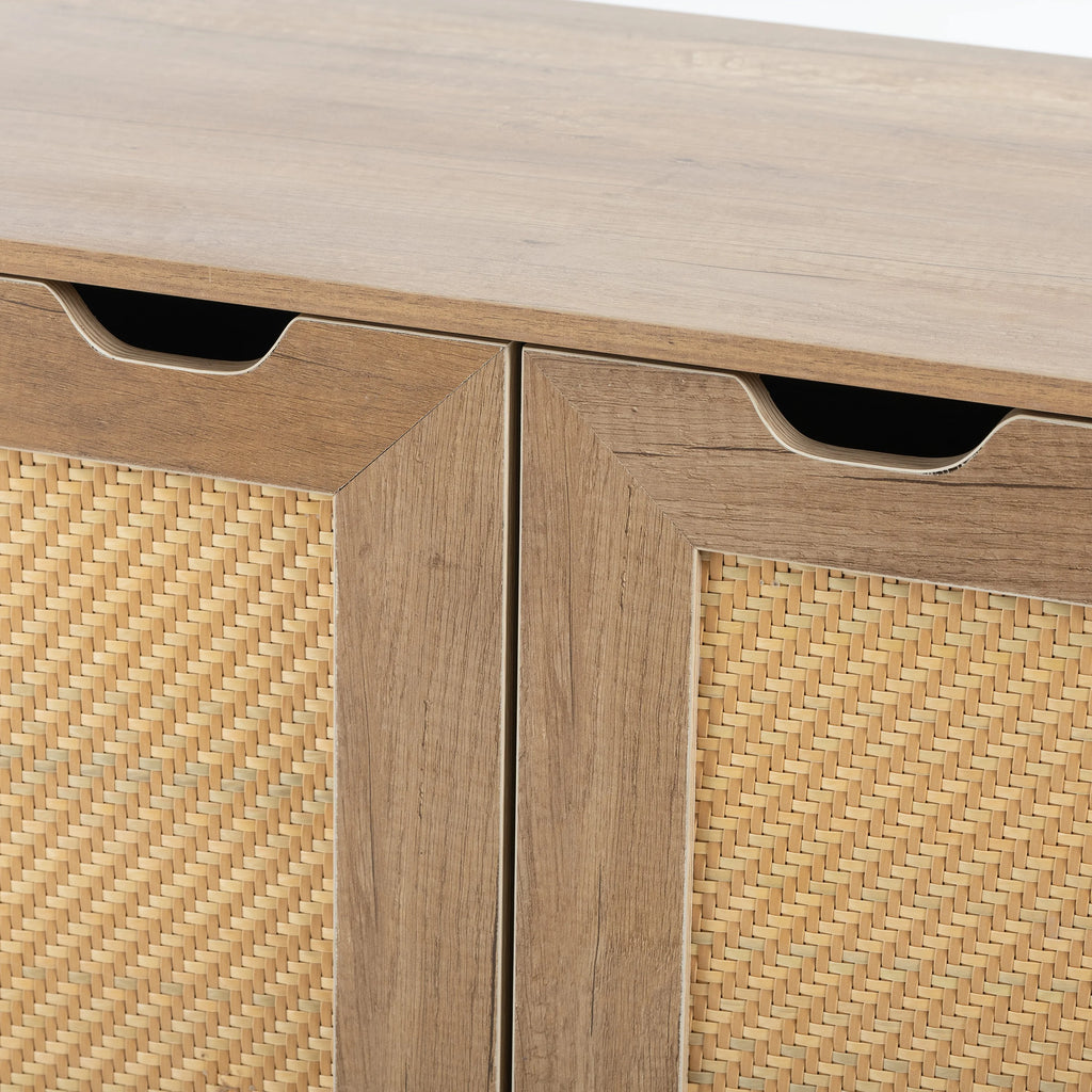 Rustic Rattan Sideboard H87176