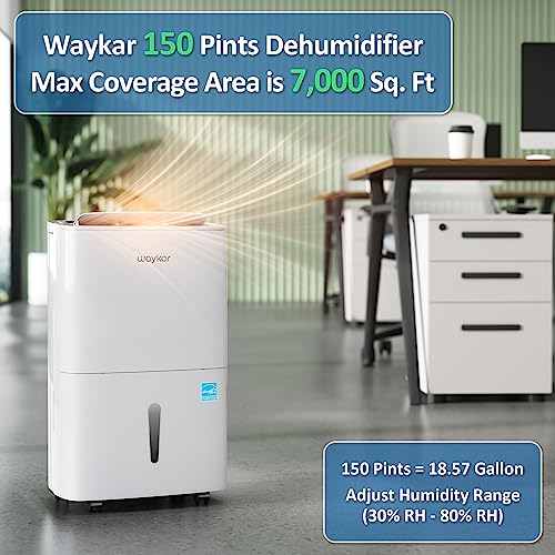 120 Pints Energy Star Home Dehumidifier with Drain Hose V9267