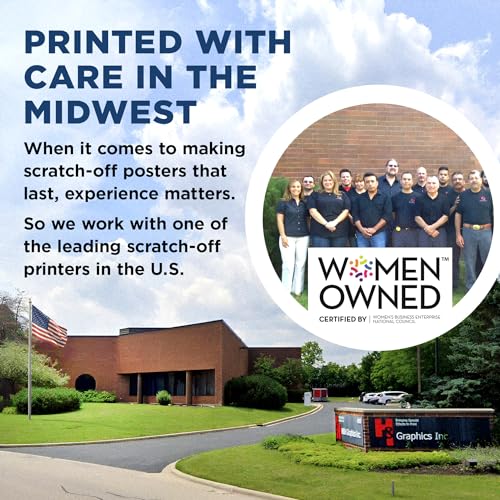Scratch Off Poster 16.5x23.4 Inches A8141