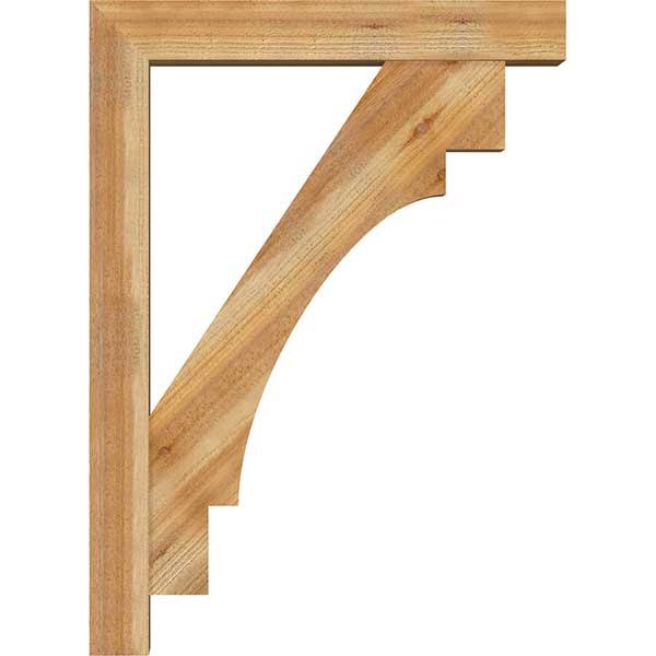 Rough Sawn Cedar Bracket with Offset Brace A90897