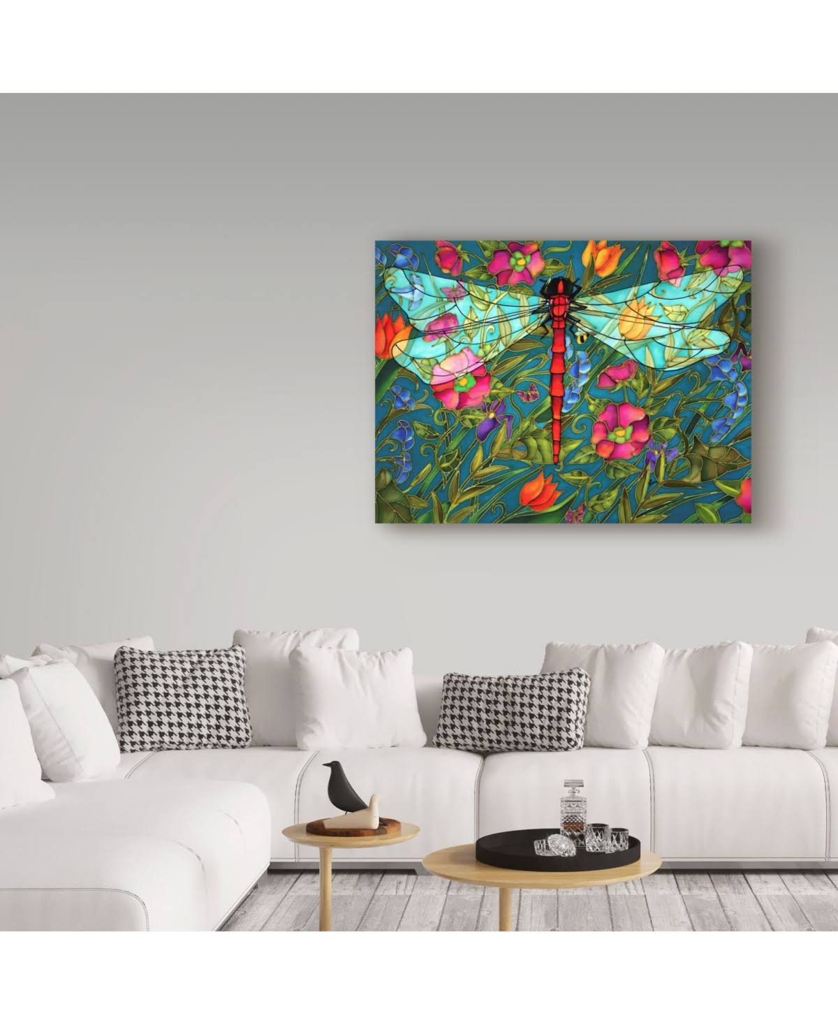 Holly Carr Red Dragonfly Canvas F98686