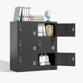 9 Door Metal Storage Locker with Locks A144864
