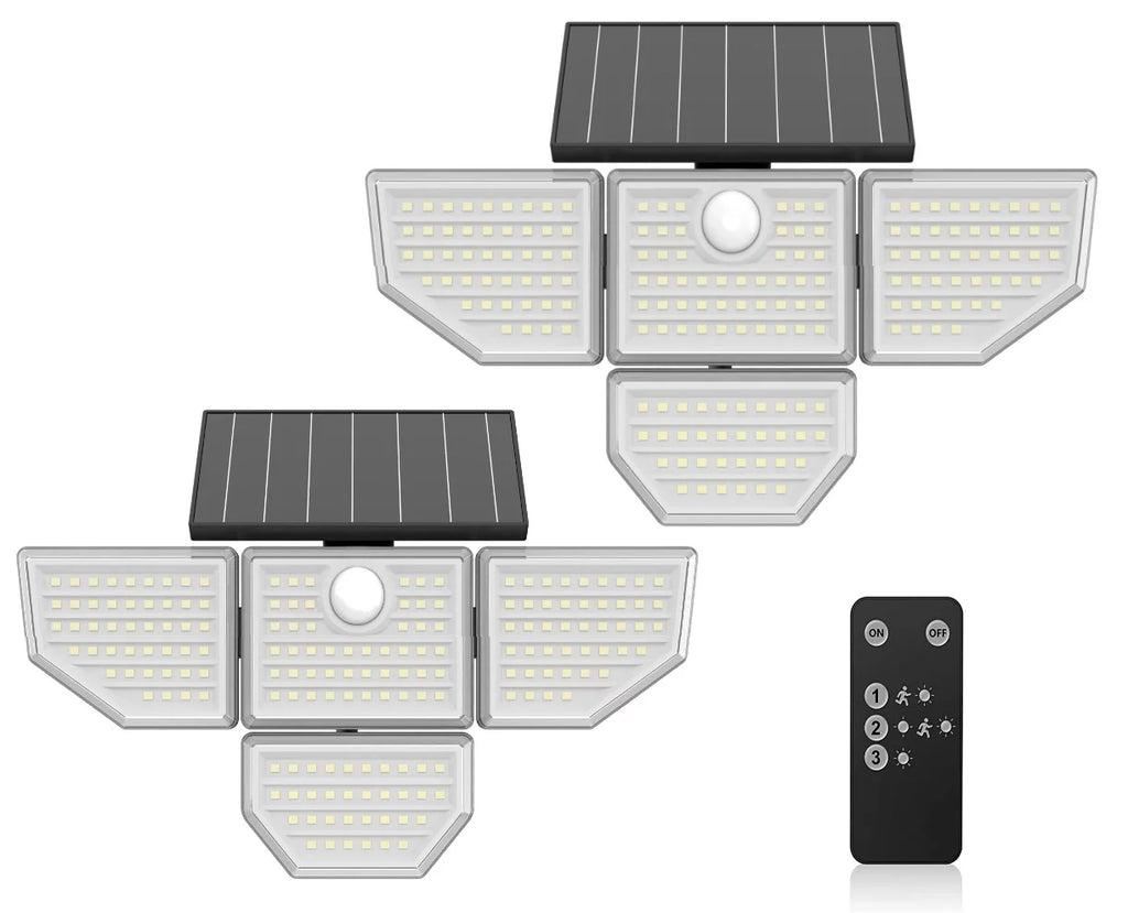 Adjustable Solar Motion LED Security Light 2-Pack T3635