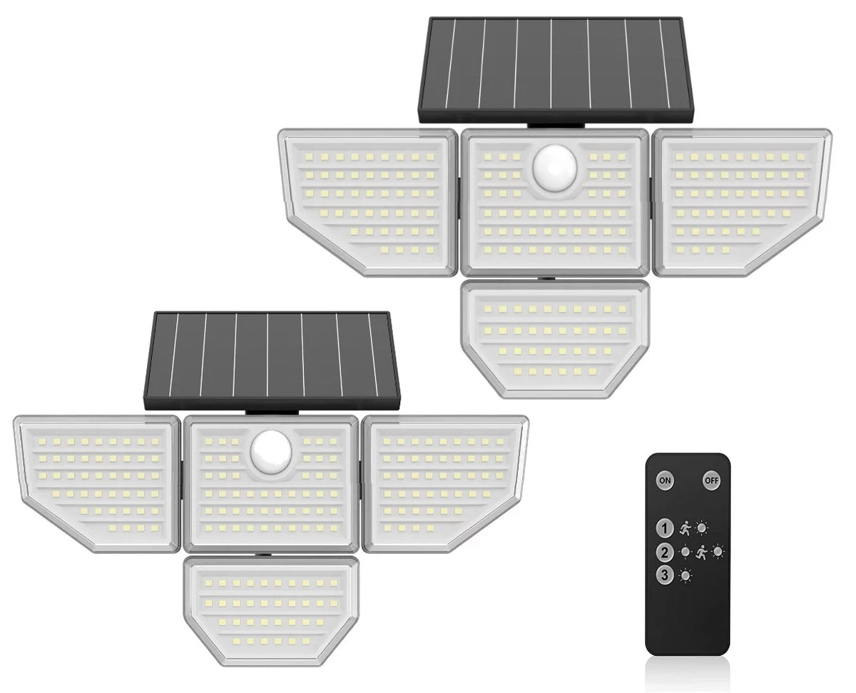 Adjustable Solar Motion LED Security Light 2-Pack T3635