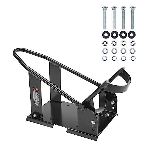 Heavy-Duty Steel Motorcycle Wheel Chock with 3 Adjustable Holes T498