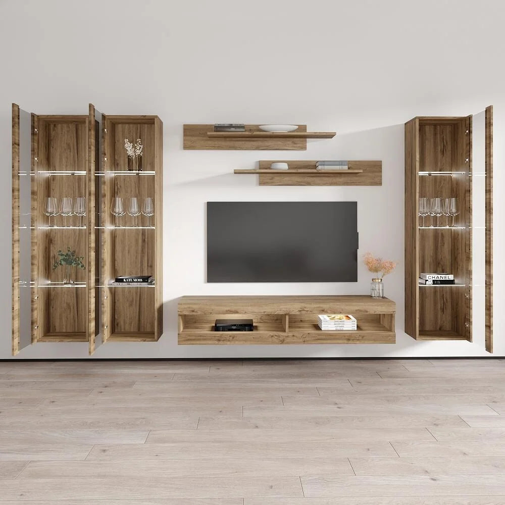 Oak Entertainment Center R88950