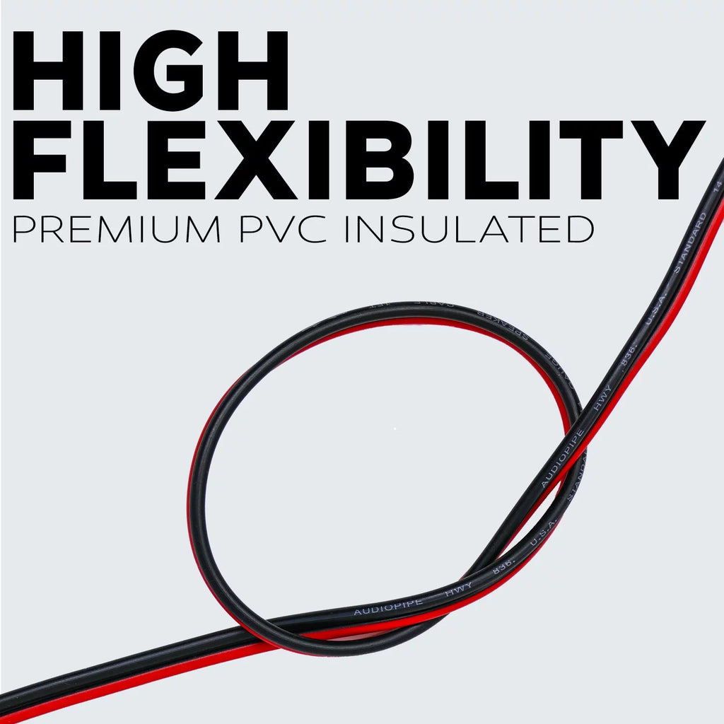 14 Gauge 500' Red Black Speaker Cable Wire X72541