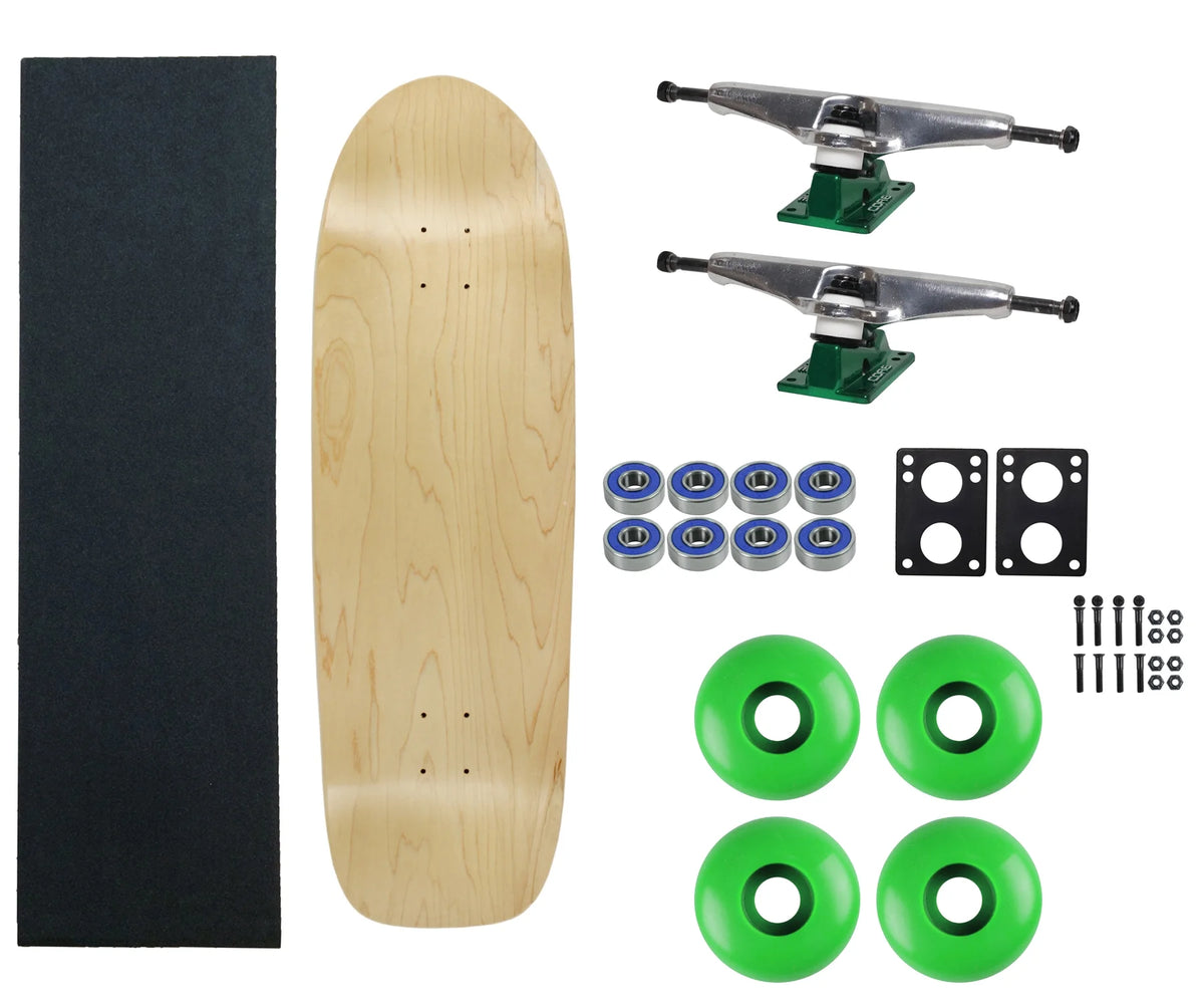 33" Natural Skateboard Complete with Hollow Trucks and 58mm Wheels X7705