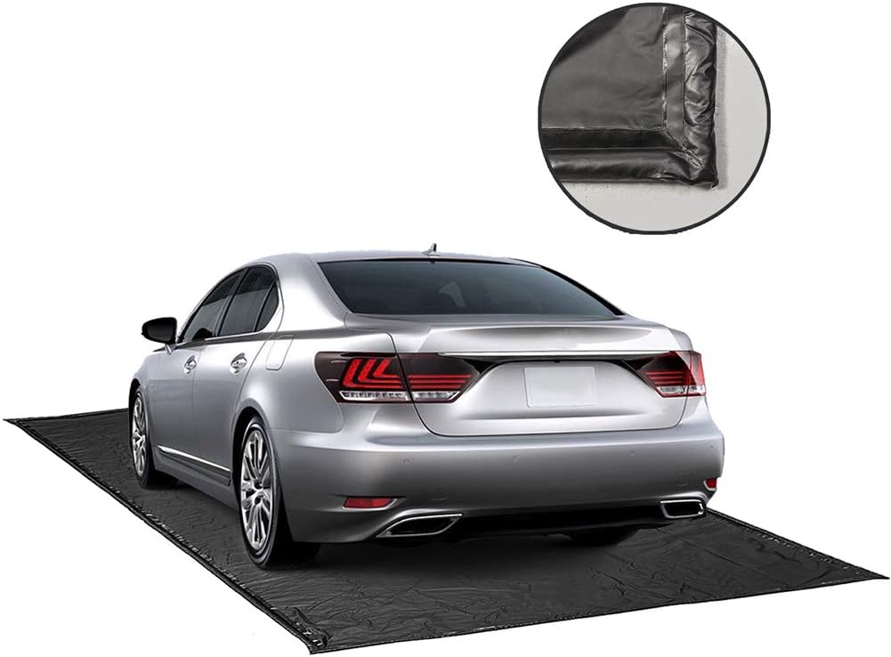 Containment Floor Mat (Black) for Under Car, 7ft 9in x 18ft Y902120