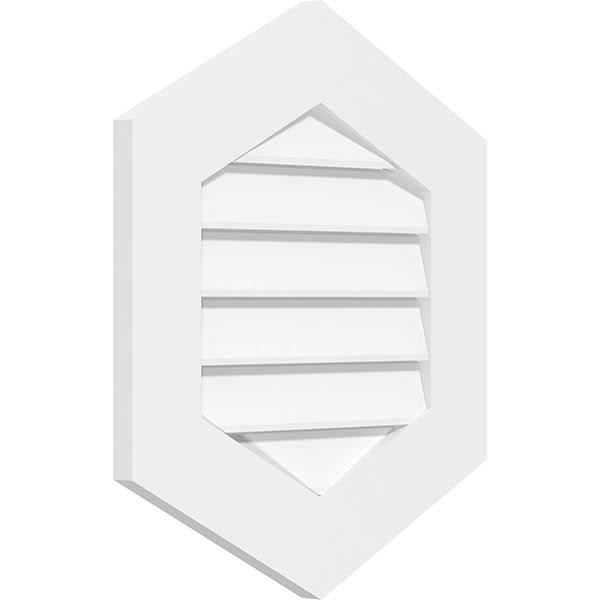 22x22W x 26x22H PVC Gable Vent D610030