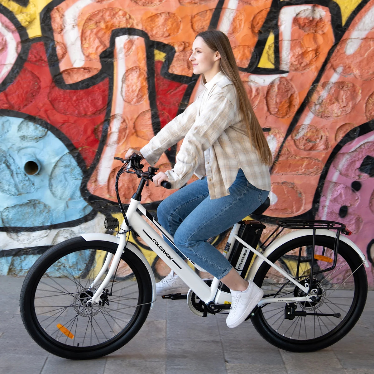 26" Electric Bike with 500W Motor and 36V 12AH Removable Battery L7011