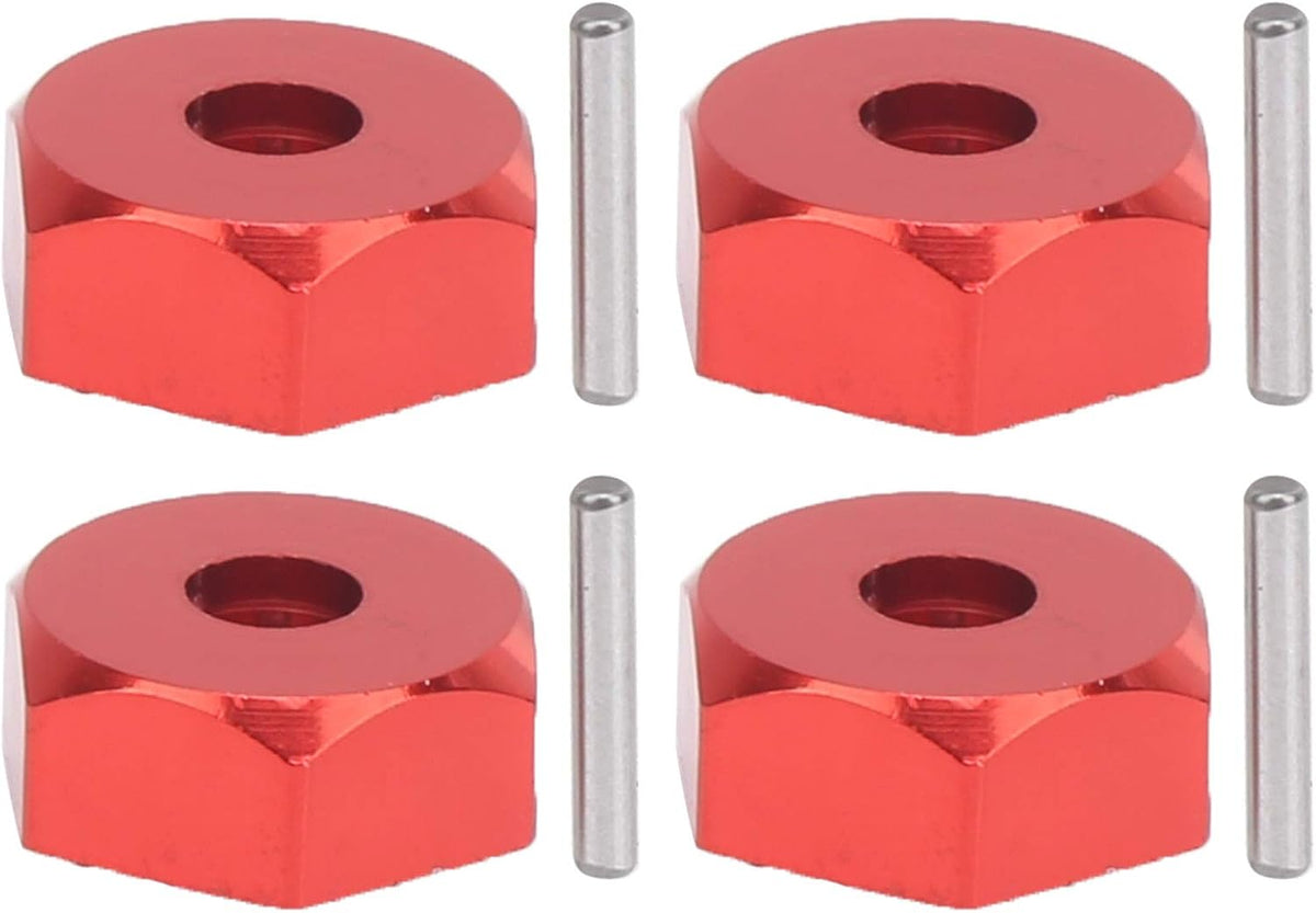4Pcs Metal Wheel Rims Tires with Adapter for RC Car I1504
