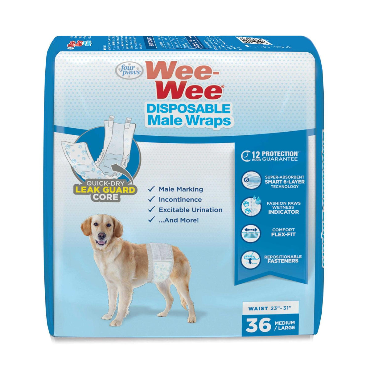 Disposable Male Dog Wraps H183347