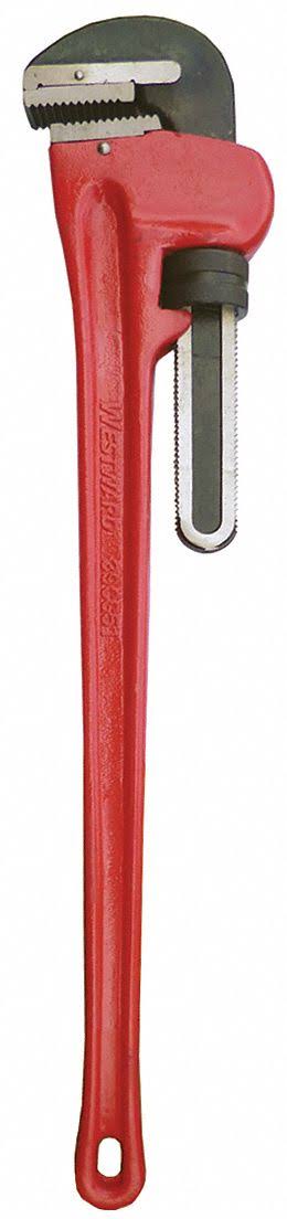 Cast Iron Straight Pipe Wrench, 8x22 Jaw Capacity P2247