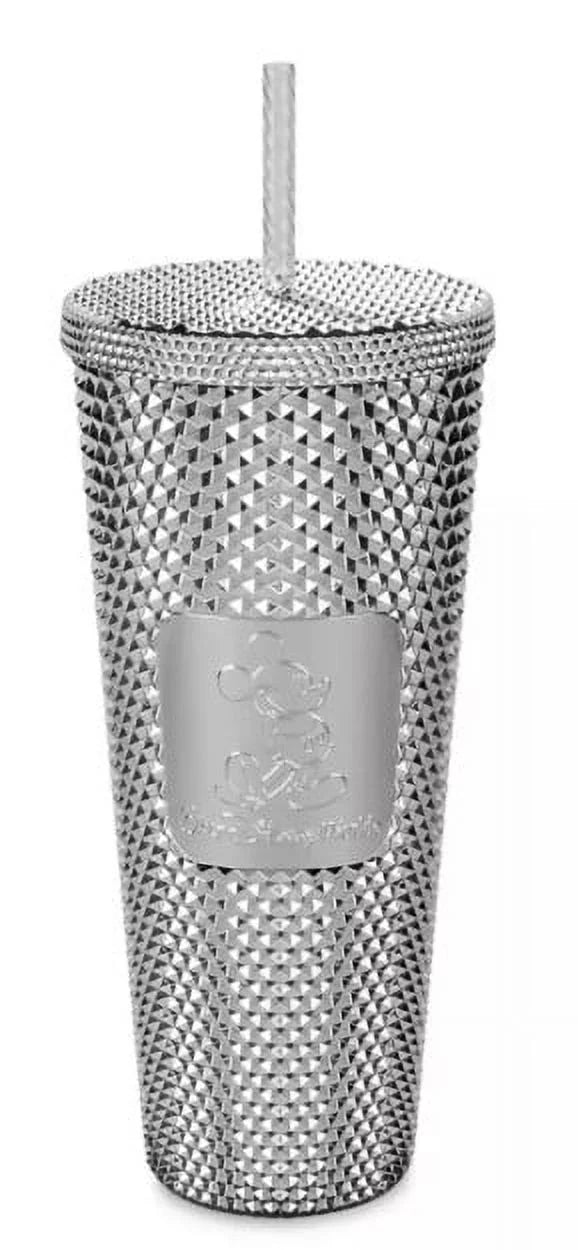 Disney Mickey Mouse Studded Platinum Starbucks Tumbler with Straw N422028