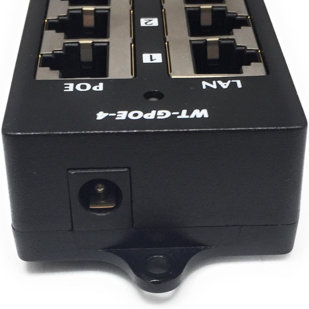 4 Port Gigabit Passive PoE Injector with 48V 48W UL Power Supply Q668826