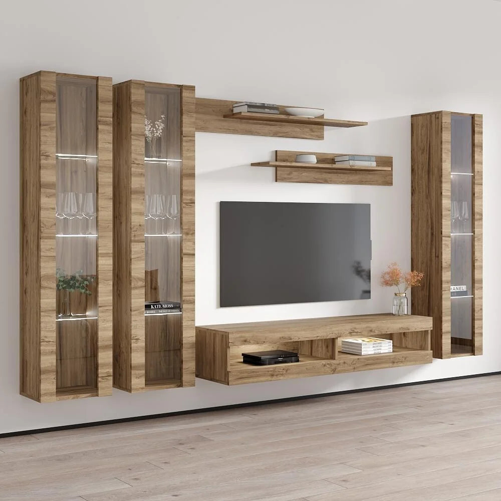 Oak Entertainment Center R88950