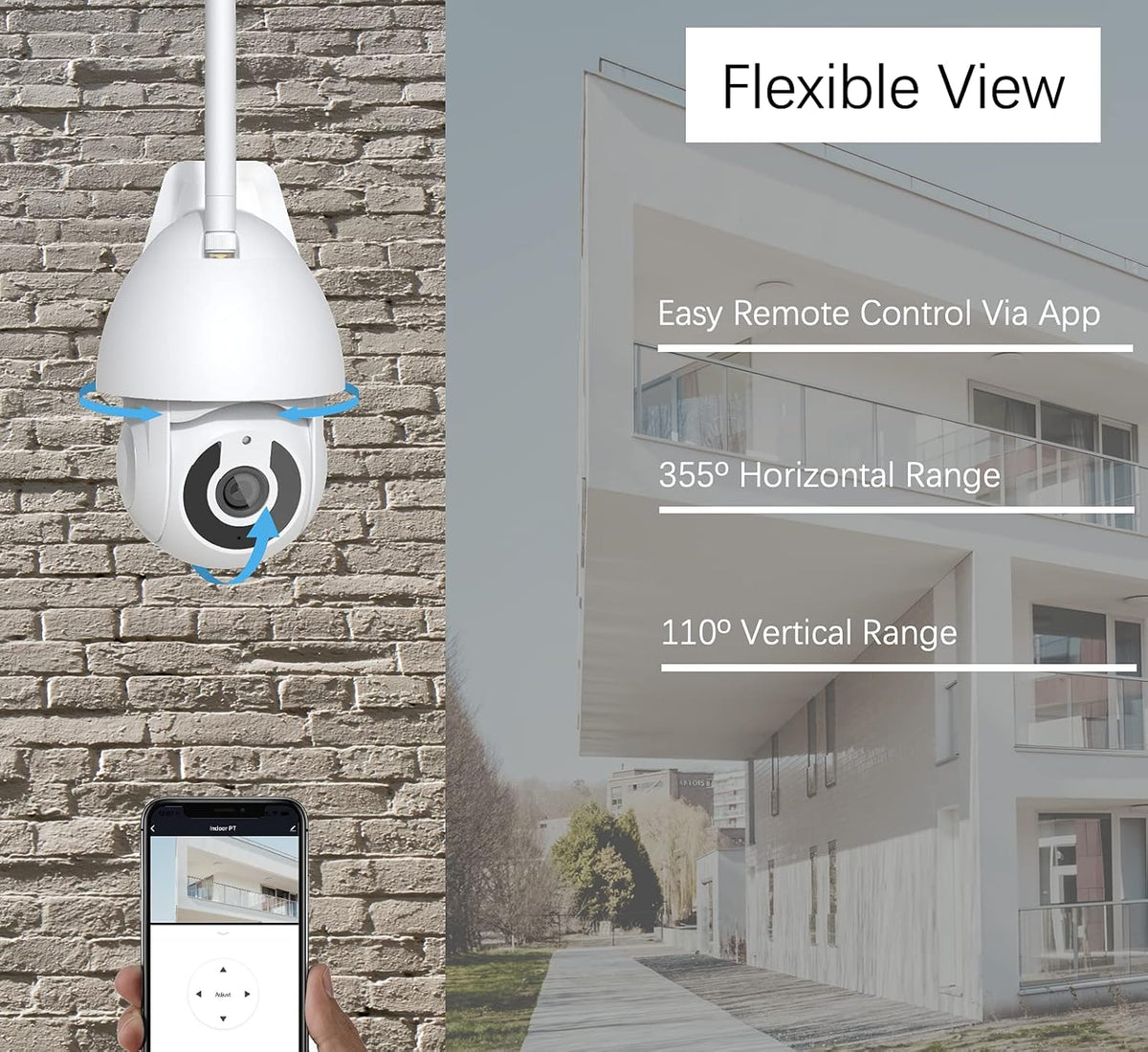 1080P WiFi Pan Tilt Security Camera P972903