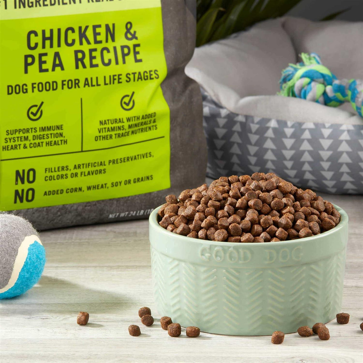 Chicken & Pea Recipe Dry Dog Food J6038