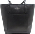 Black Leather Tote F5811