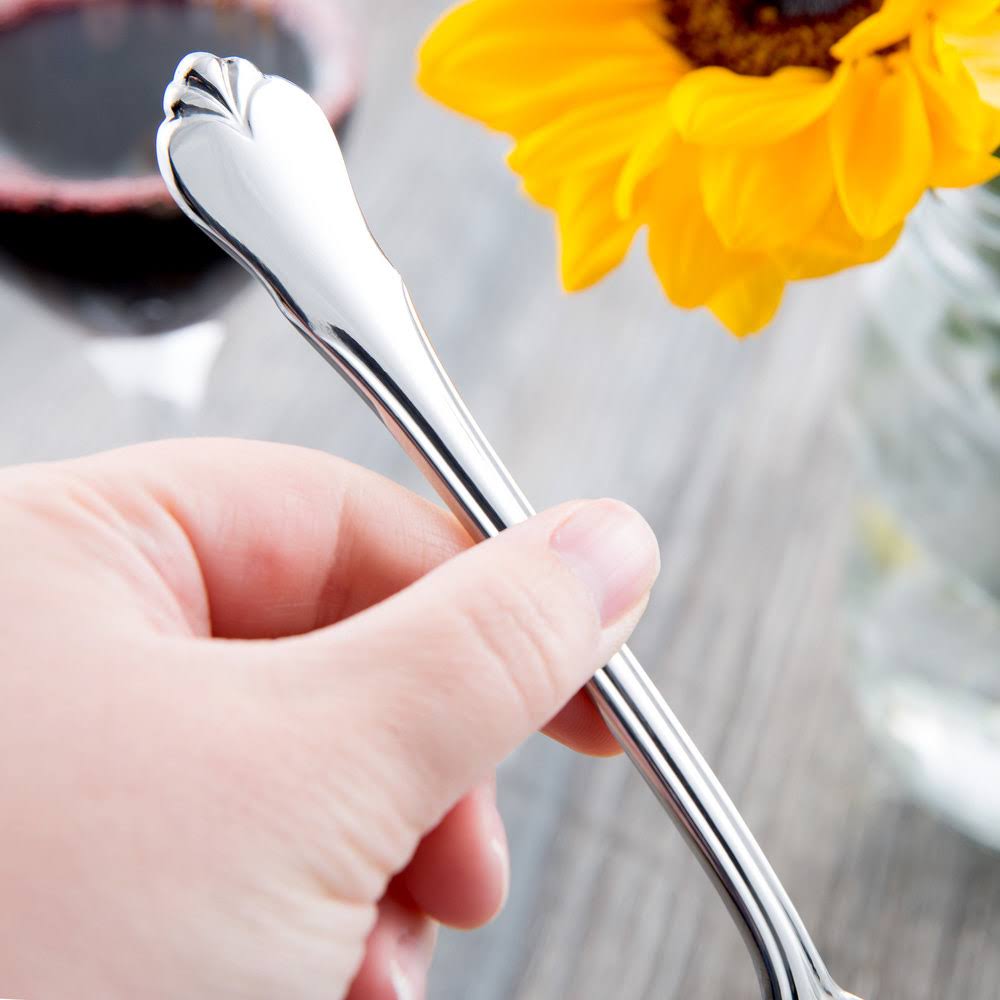 18/0 Stainless Steel Dessert Fork - 36/Case Q57735