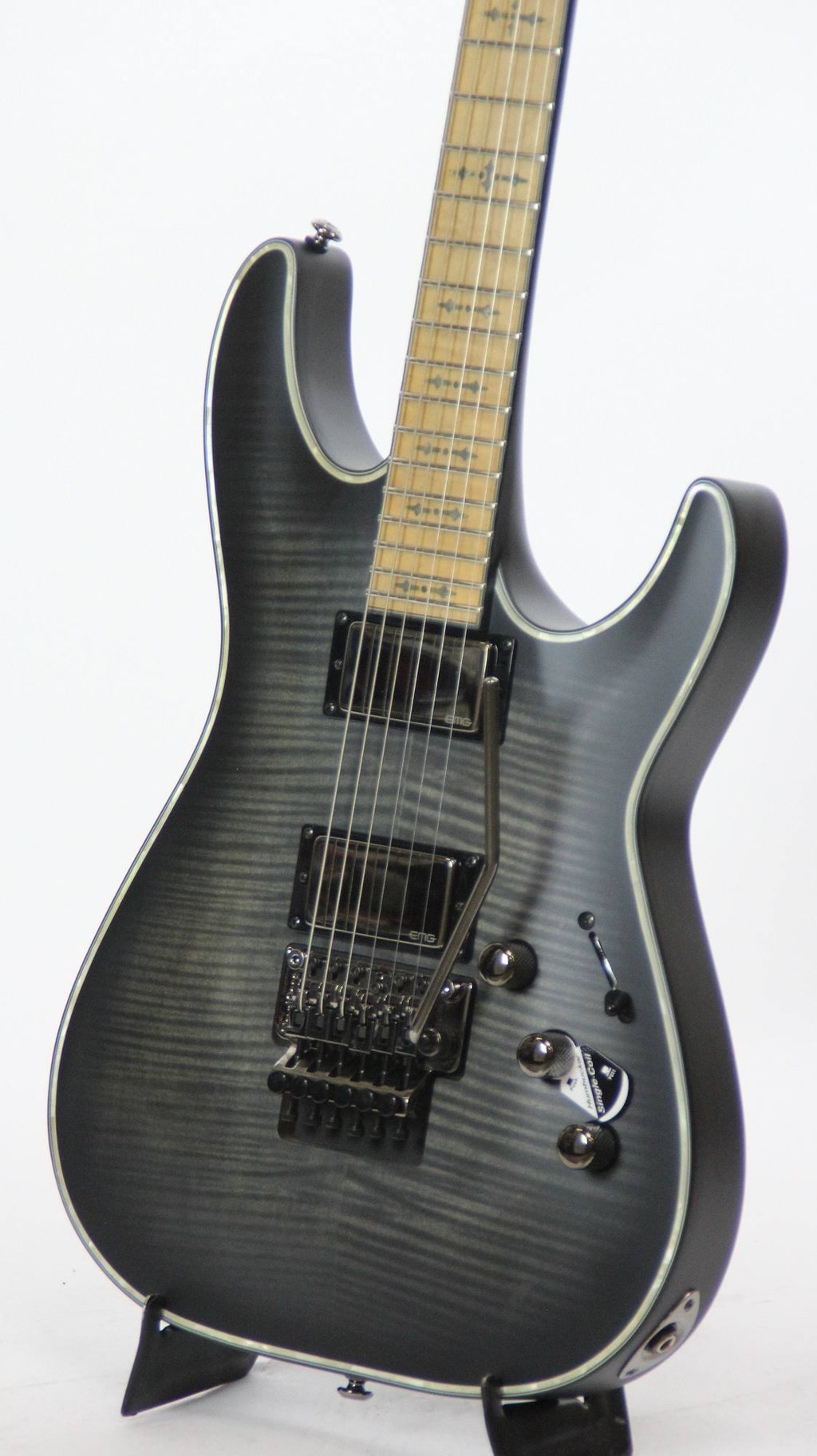 See-Thru Black Satin Electric Guitar H185
