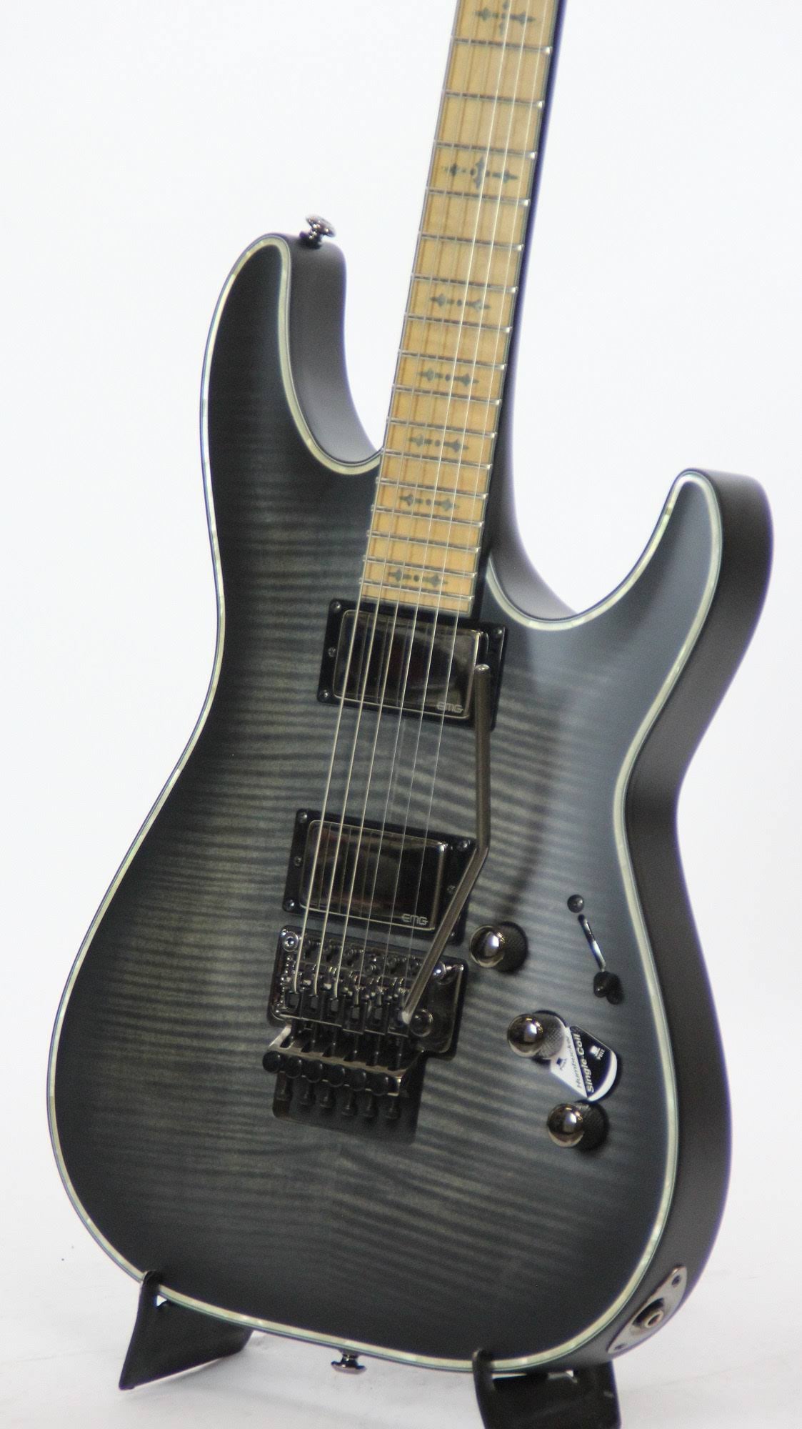 See-Thru Black Satin Electric Guitar H185