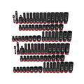 3/8 in. Drive SAE and Metric 6 Point Impact Socket Set (86-Piece) Q160064