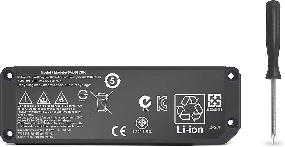 Speaker Battery 7.4V 21.46Wh 2900mAh X930