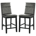 Gray Counter Height Chair (Set of 2) B184