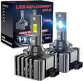 45W 4000LM 6500K White LED Headlight Bulbs Pack of 2 L480201