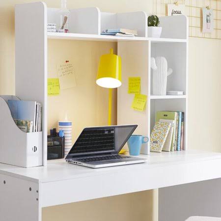 White Desk Hutch G981484