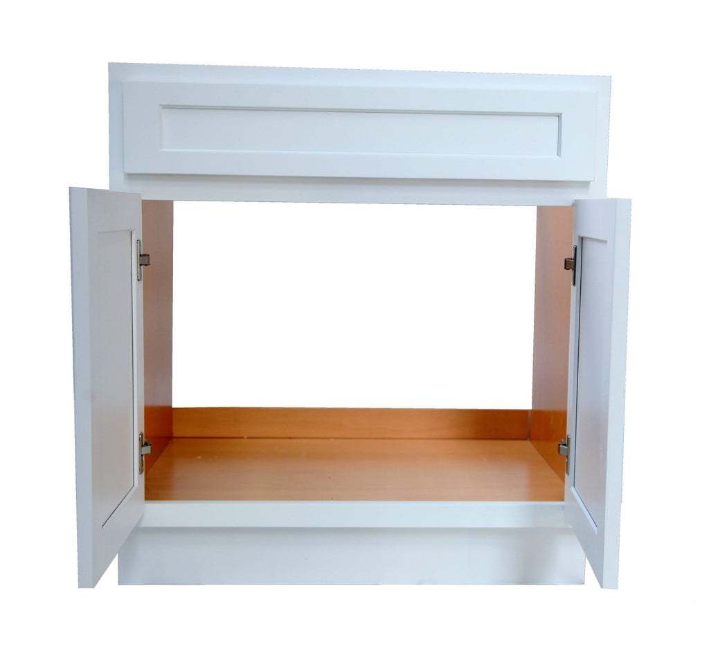 White 39 inch Vanity Cabinet O9242