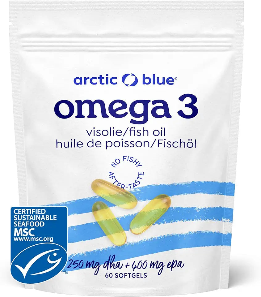 Fish Oil with DHA EPA Vitamin D3 60 Softgels N88873