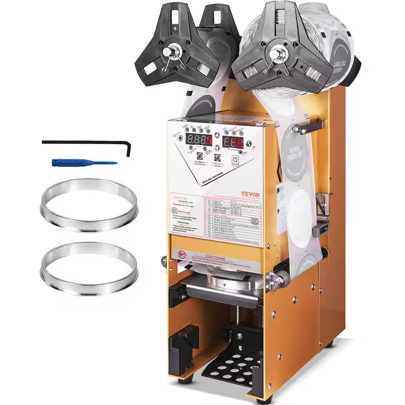 500-650 Cups Automatic Cup Vacuum Sealer with LCD Panel K401454
