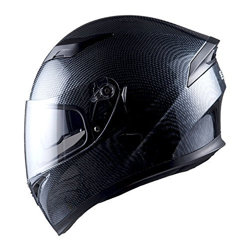 Full Face Dual Visor Motorcycle Helmet with Bluetooth Headset E729416