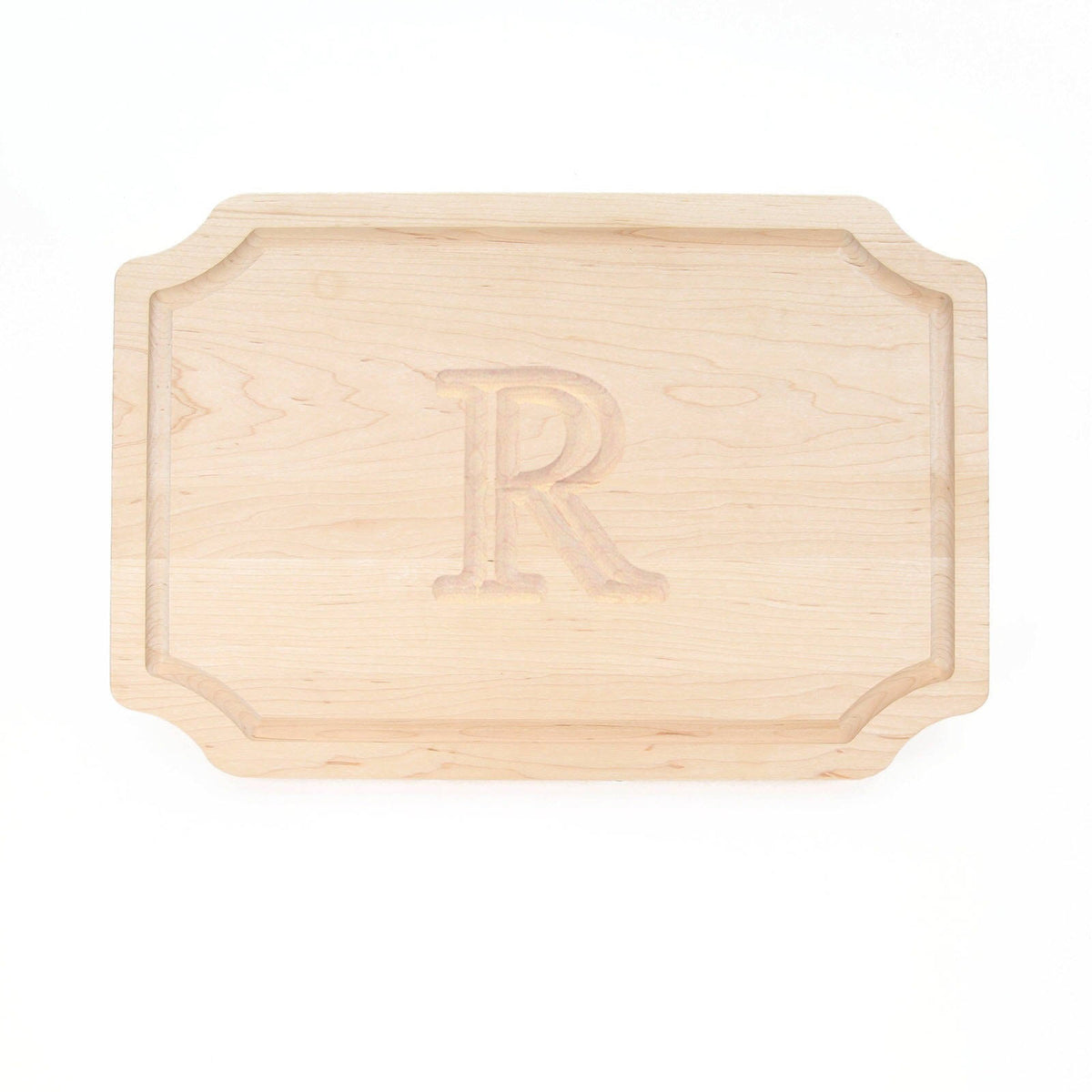Oval Walnut Wood Carving Board with Juice Well W671