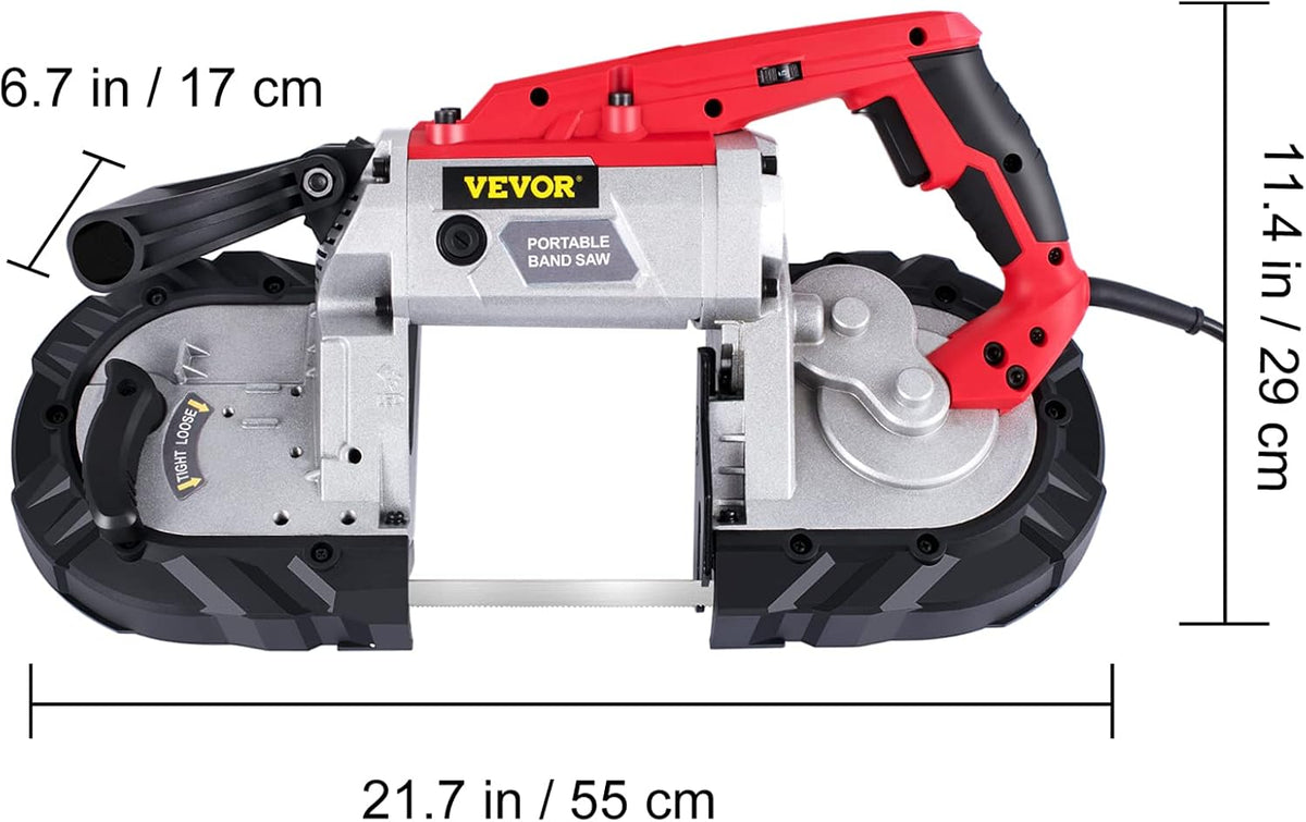 Portable Band Saw, 5 Inch Cutting Capacity, Variable Speed Y880