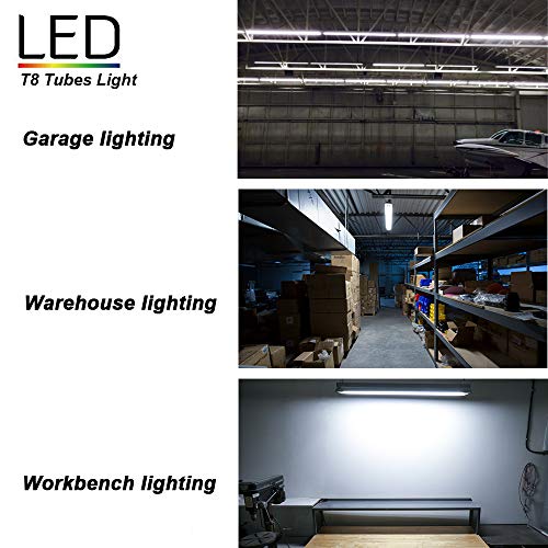 25-Pack 8ft 45W 5000K 4500LM Frosted LED Tube V127
