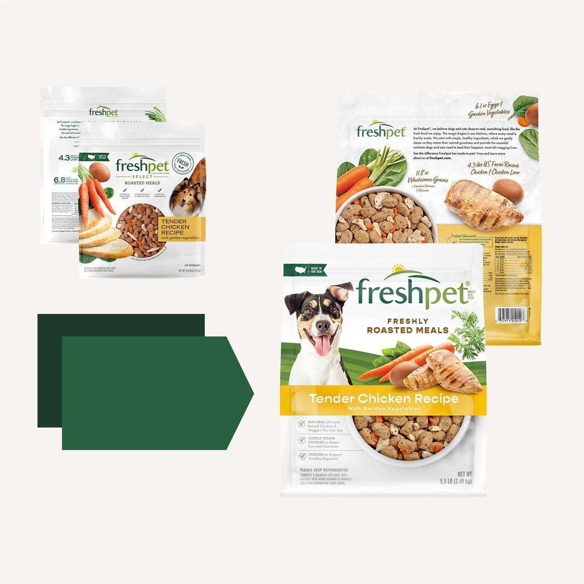 Freshpet Select Dog Food Tender Chicken Recipe A27166