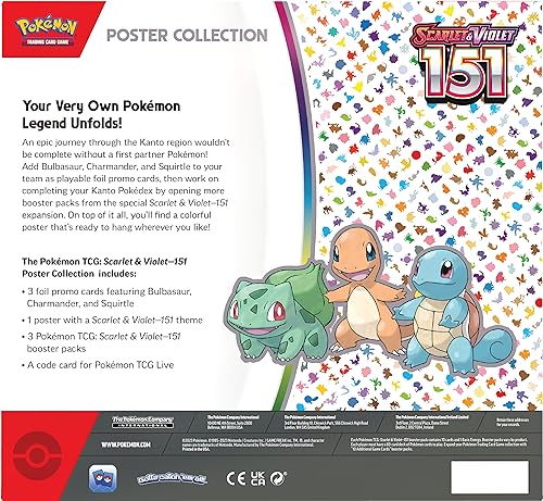 Pokemon TCG Scarlet & Violet 3.5 Poster Collection J3586