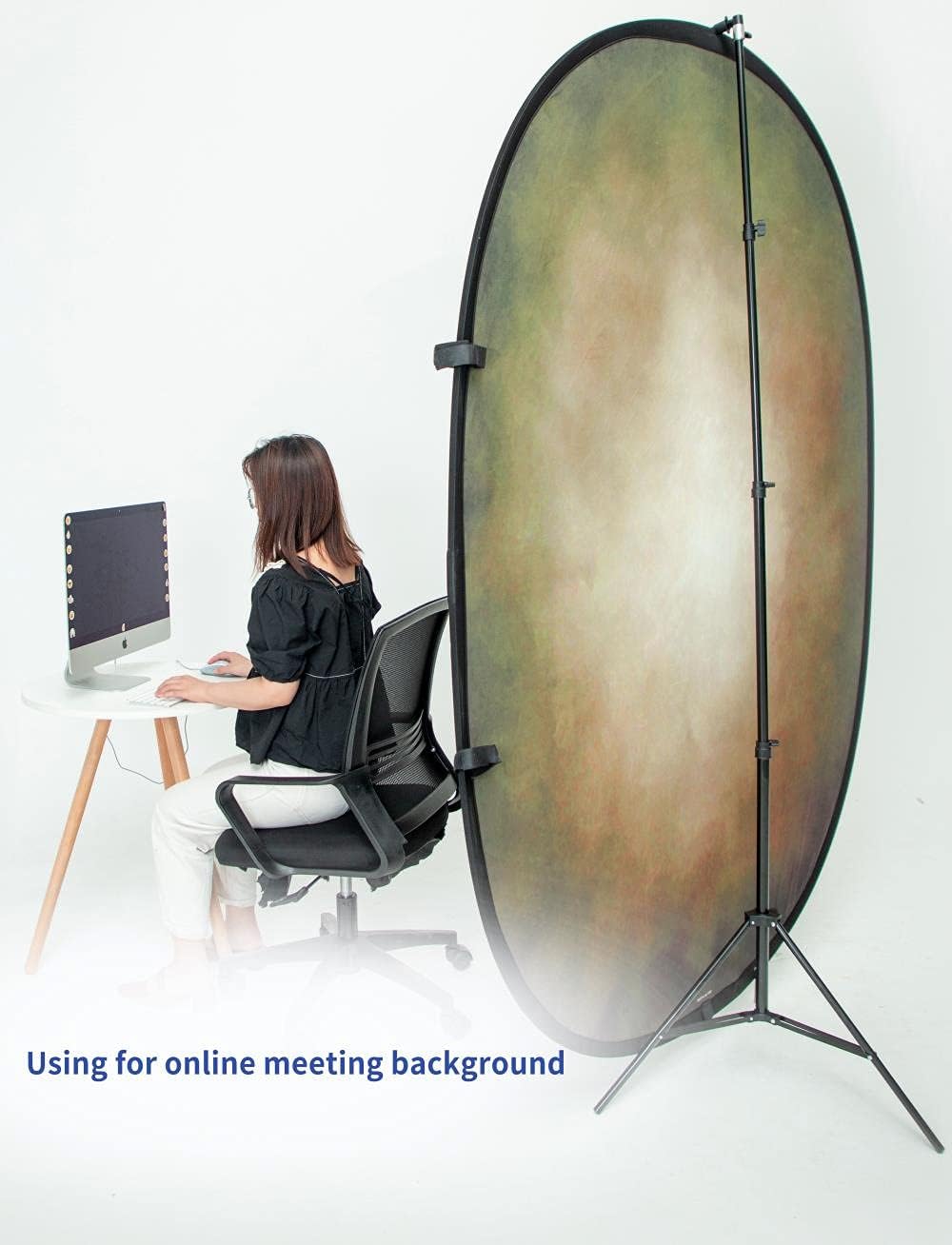 Collapsible Pop-up Photo Backdrop 5x6.5ft X73772
