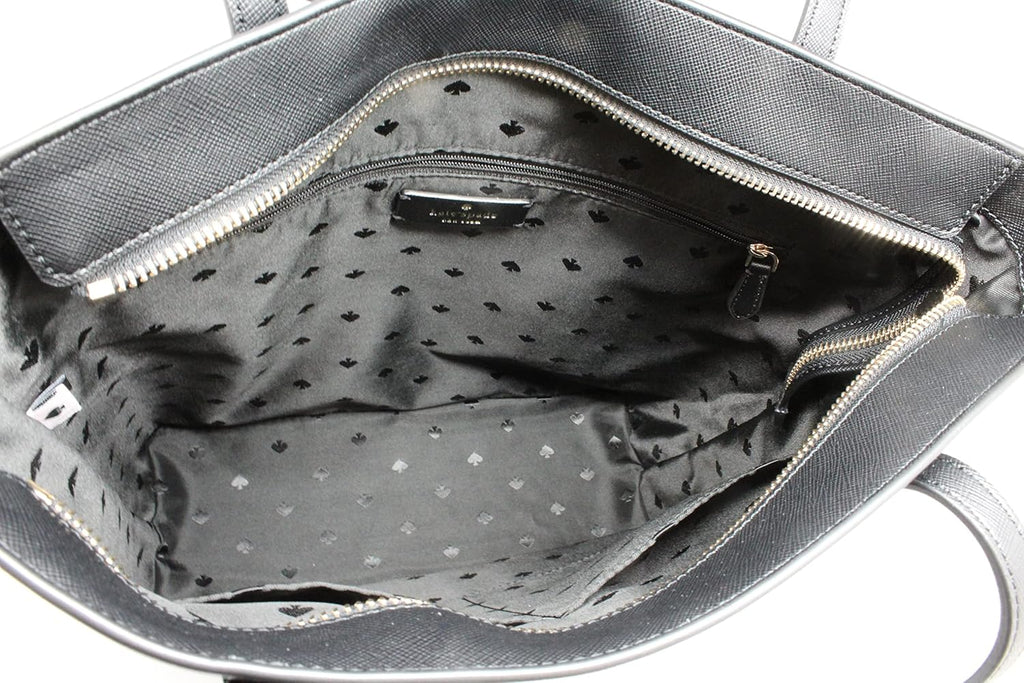 Black Leather Tote F5811