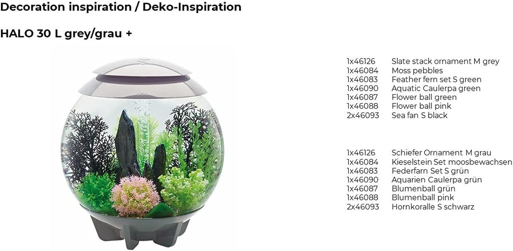 Slate Stack Ornament Medium Grey Aquariums X78717