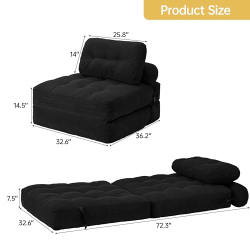 Grey Folding Sofa Bed G412711