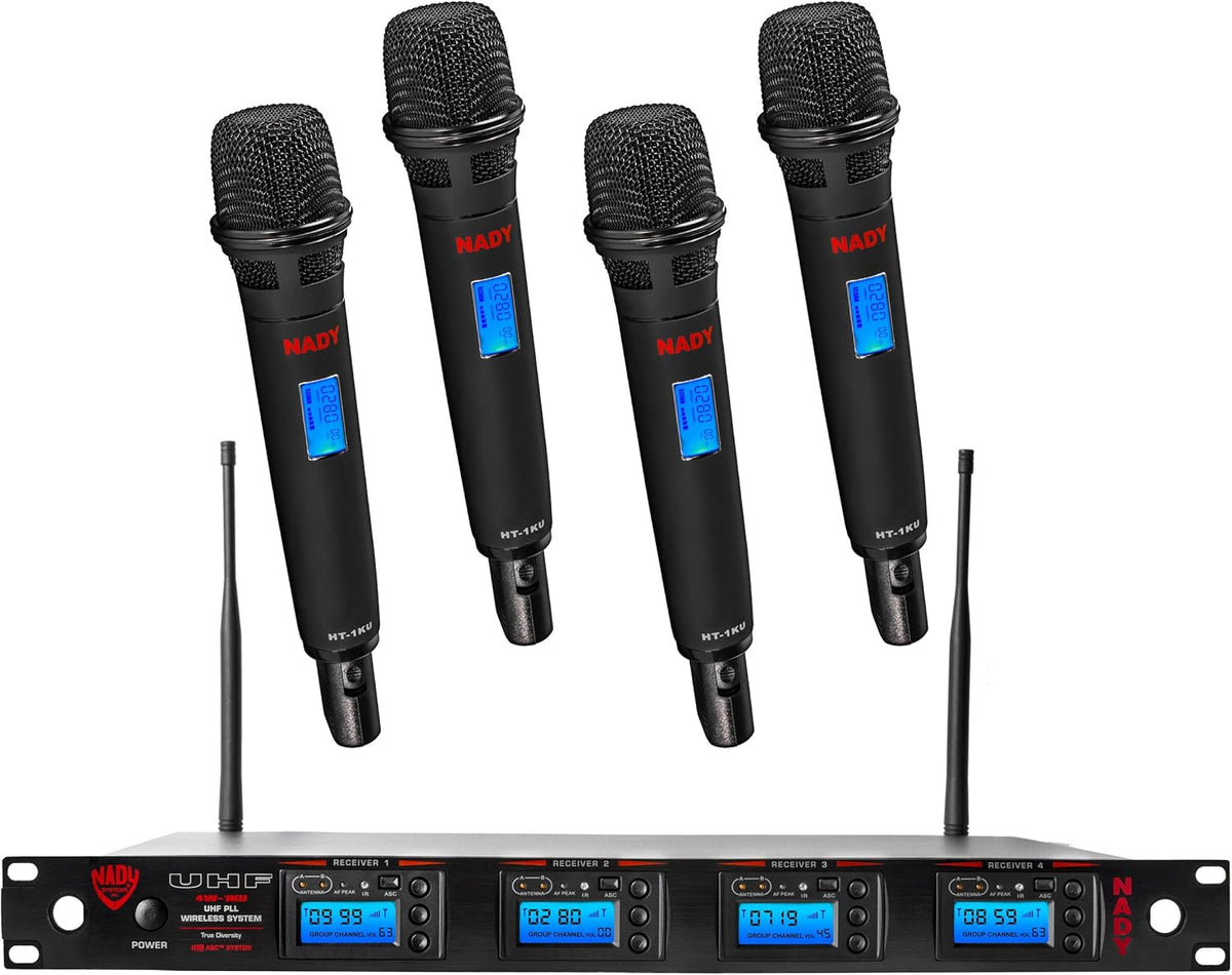 Dual True Diversity UHF Wireless System with 2 Lapel Microphones G238